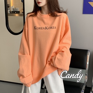 Candy Kids  เสื้อผ้าผู้ญิง แขนยาว เสื้อฮู้ด คลุมหญิง สไตล์เกาหลี แฟชั่น  สวย High quality Trendy สบาย A98J2GK 36Z230909