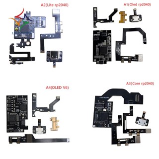 ใหม่ หน่วยความจําแฟลช อัพเกรด อุปกรณ์เสริม สําหรับเกมคอนโซล NS OLED Lite Core OLED V6 Core Chip Rp2040 1 ชุด