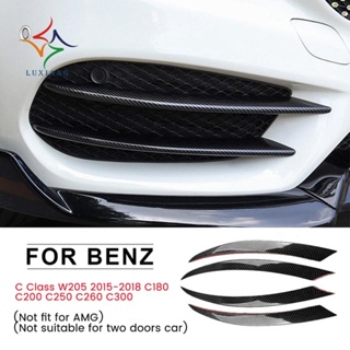 แถบไฟตัดหมอก ติดกันชนหน้า อุปกรณ์เสริม แบบเปลี่ยน สําหรับ Mercedes Benz C Class W205 C180 C200 C250 C260 C300