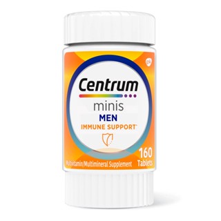 Centrum Minis Men Immune Support Multivitamin 160 Tablets การสนับสนุนภูมิคุ้มกันของผู้ชาย วิตามินรวมผู้ชาย