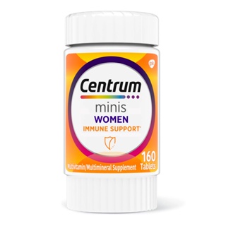 Centrum Minis Women Immune Support Multivitamins 160 Tablets การสนับสนุนภูมิคุ้มกันของผู้หญิง วิตามินรวม 160 เม็ด