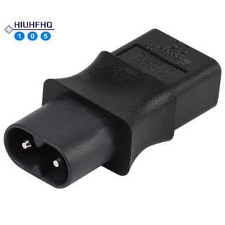 อะแดปเตอร์แปลงพลังงาน 2-Pin Iec 320 C8 Male To Iec 320 C9 Female Ac 6A/250V Eu