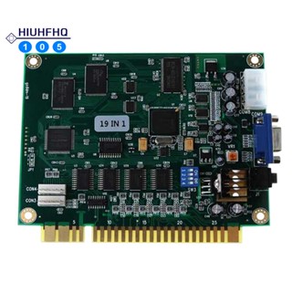 19 in 1 บอร์ดเกมอาร์เคด PCB เอาท์พุท VGA แนวนอน ทนทาน สําหรับ Jamma Arcade