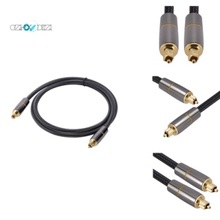 สายสัญญาณเสียงออปติก 2 เมตร Toslink SPDIF สายโคแอ็กเชียล สําหรับเครื่องขยายเสียง เครื่องเล่นซาวด์บาร์