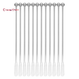 แท่งคนเครื่องดื่มค็อกเทล สเตนเลส พรีเมี่ยม ใช้ซ้ําได้ สําหรับบาร์ 12 ชิ้น