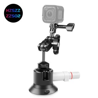 Puluz อุปกรณ์เมาท์ขาตั้งกล้องแอคชั่น หมุนได้ 3 นิ้ว สําหรับ GoPro Hero 11 10 9 8