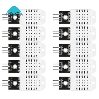 โมดูลเซนเซอร์อุณหภูมิ และความชื้น ดิจิทัล DHT22 AM2302 10 ชิ้น