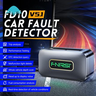 Fnirsi FD10 เครื่องสแกนเนอร์อ่านโค้ดรถยนต์ OBD2 OBD สําหรับ IOS Android BT 5.1