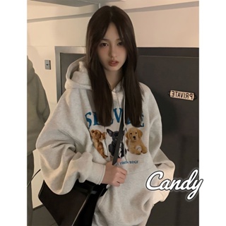 Candy Kids  เสื้อผ้าผู้ญิง แขนยาว เสื้อฮู้ด คลุมหญิง สไตล์เกาหลี แฟชั่น  รุ่นใหม่ สไตล์เกาหลี พิเศษ Beautiful A28J1BF 36Z230909