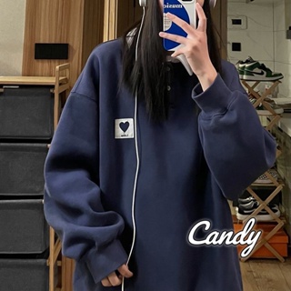 Candy Kids  เสื้อผ้าผู้ญิง แขนยาว เสื้อฮู้ด คลุมหญิง สไตล์เกาหลี แฟชั่น  ทันสมัย Unique ทันสมัย ins A28J1B1 36Z230909