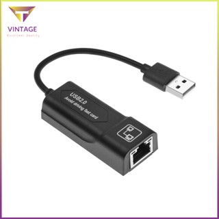 [Instock] Usb Ethernet Adapter 2.0 Network Card To Rj45 Lan For Win7/Win8/Win10 [E/15]