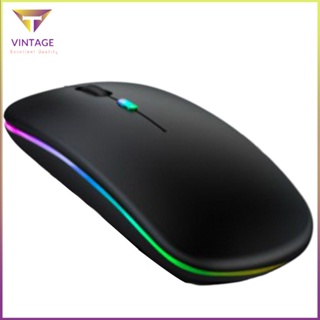 [Instock] Optical Mice Arc Design 2.4G Wireless Mouse Luminous Gaming Computer [E/14]