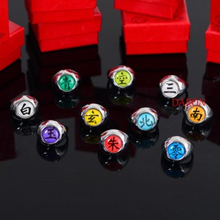 Daron แหวนแฟชั่น ลายการ์ตูนอนิเมะ Akatsuki Akatsuki Itachi Pain Orojimaru Zhu-Rings เครื่องประดับ สําหรับผู้หญิง DIY