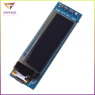 [Instock] Iic I2C 0.91-Inch 128X32 White Oled Lcd Display Module 3.3V 5V For Pic [E/4]