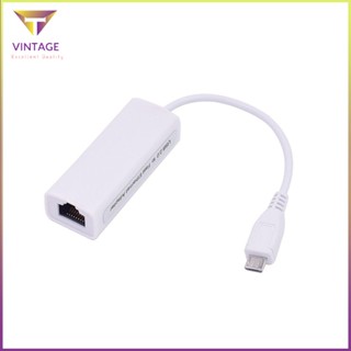 [Instock] Micro Usb To Ethernet Cable Interface Adapter Otg Wired Internet [E/14]