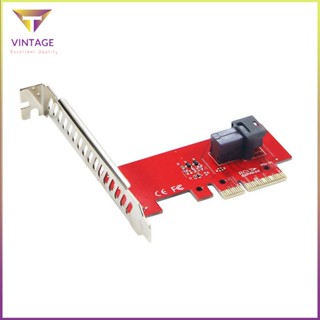 [Instock] Desktop Pci-E3.0X4 To U.2 Transfer Card Nvme Sff8643 Drive Expansion [E/4]