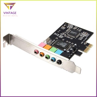 [Instock] Pci Express Pci-E 5.1 Ch 6 Channel Pcie Audio Digital Sound Card Adapter [E/11]