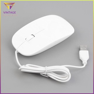 [Ready] Wired Optical Mouse Ultra Slim High Quality Mice Usb For Pc Laptop [E/2]