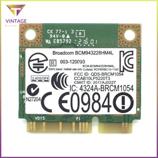 [Ready] Dual Band 300Mbps Bcm943228Hmb 4.0 802.11A/B/G/N  Card Half Mini Pci-E [E/4]