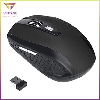 [Ready] 2.4Ghz Wireless Optical Mouse Adjustable Dpi Cordless Mice With Receiver [E/10]