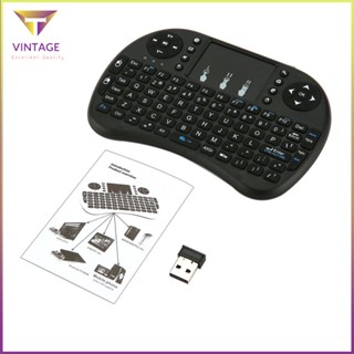 [Instock] Mini Keyboard Wireless 2.4Ghz Touchpad Pc 92 Keys Dpi Computer Keyboards [E/9]