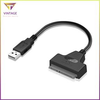 [Instock] Sata To Usb 2.0/Type C Cable Adapter 22Pin For 2.5 Inch Ssd Hard Drives [E/15]