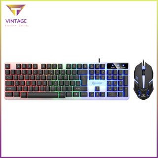 [Ready] Keyboard Mouse Kit Gtx350 Usb Gaming Pc Rainbow Led Computer Accessory [E/9]