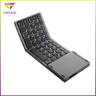 [Ready] Mini Foldable Touch Mouse Keyboard Three-Fold Wireless With Touchpad [E/8]