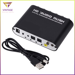 [Instock] Sound Decoder Audio Decoders Digital Spdif Coaxial To 5.1Ch Converters [E/4]