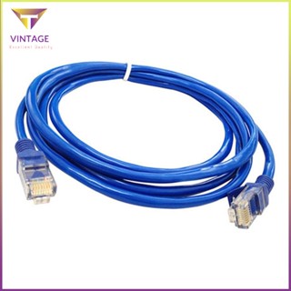 [Instock] 1M Cat5E Flat Ethernet Cable Lan Networking Cords Patch Cord [E/7]