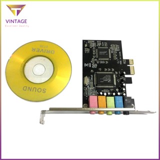 [Ready] Pci-E Pci Express 6 Channel 5.1 Cmi8738 Audio Sound Card Computer For Windows [E/6]