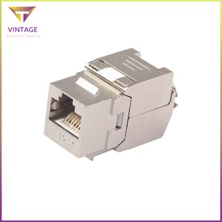 [Ready] Network Adapter Rj45 Keystone Jacks Module 360 Degree Cat6 Socket [E/1]