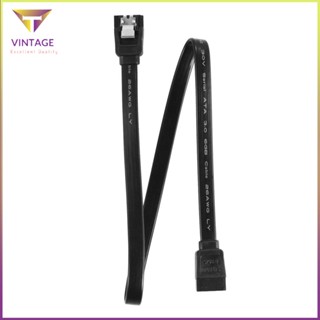 [Ready] 38Cm Sata 3.0 Cable Straight Interface 6Gbps Hdd Sdd Data Cables With Latches [E/1]