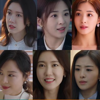[พร้อมส่ง] Her City Zhang Jingchu Ai Ying Zhang Hanying Xiaomei Colgate Lee Ying ต่างหูโซ่ ประดับมุก สําหรับผู้หญิง และผู้ชาย