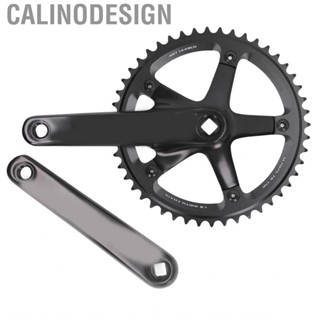 Calinodesign 48T Single Speed Crankset  Bike Crank Arm Corrosion Resistant Wear for Riding