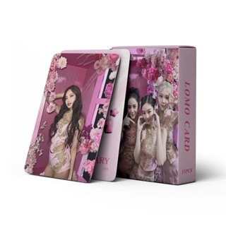 Kpop โปสการ์ด LOMO ครบรอบ 7 ปี BLACKPINK 55 ชิ้น ต่อกล่อง