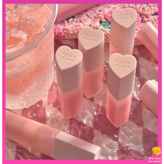 ลิปกลอส ลิปสติก Holika Like Love ลิปกลอสเคลือบเงาน้ำใหม่ฤดูร้อนพีชบริสุทธิ์และอ่อนโยน