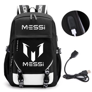 พร้อมส่ง กระเป๋าเป้สะพายหลัง ลายนักฟุตบอล Star Messi Cristiano Ronaldo แฟชั่นสไตล์เกาหลี สําหรับวัยรุ่น นักเรียน