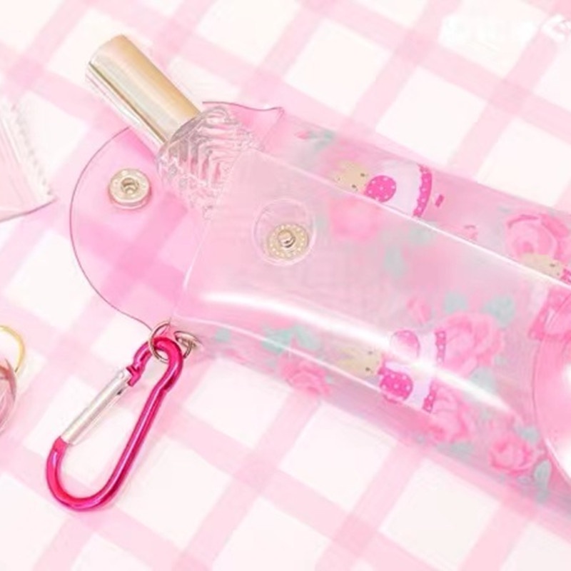 กระเป๋าใส่กุญแจ pvc พิมพ์ลายการ์ตูนกระต่าย ดอกมะลิ ขนาดเล็ก