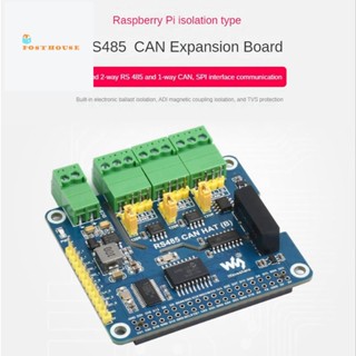 Waveshare บอร์ดขยาย RS485 CAN HAT RS485 สําหรับ Raspberry Pi Allows Stable Long-Distance Communication Via RS485 CAN