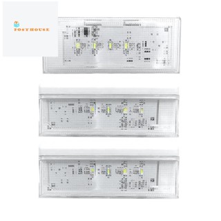 2 ชิ้น W10515057 &amp; 1 ชิ้น W10515058 ชุดไฟ LED พร้อมเลนส์เรียว และกรอบ สําหรับ Whirlpool Kenmore Maytag KitchenAid