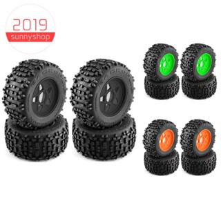 อะไหล่ยางรถบรรทุก Monster Stunt หกเหลี่ยม 170 มม. 1/7 1/8 12 มม. 14 มม. 17 มม. สีดํา สําหรับ TRAXXAS Sledge ARRMA KRATON Outcast Tamiya 1 4 ชิ้น