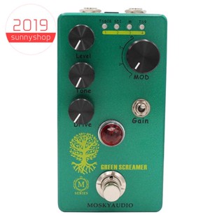 Moskyaudio GREEN SREAMER อุปกรณ์เสริม แป้นเหยียบเอฟเฟคกีตาร์ TS9 TS808