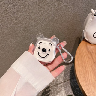 เคสหูฟังบลูทูธไร้สาย แบบนิ่ม ลายการ์ตูนหมีน่ารัก แฮนด์เมด สําหรับ Airpods Pro