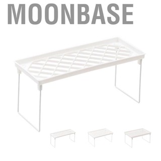 Moonbase Dormitory Storage Shelf Strong PP Metal Foldable Design Simple Style Desktop Display for Home Office