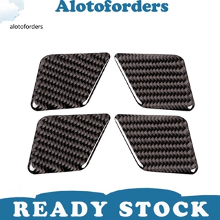 &lt;Alotoforders&gt; สติกเกอร์คาร์บอนไฟเบอร์ 3K สําหรับติดมือจับประตูรถยนต์ 4 ชิ้น