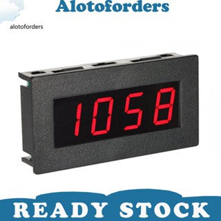 &lt;Alotoforders&gt; เครื่องวัดความเร็วรอบเครื่องยนต์ดิจิทัล 5-9999RPM 056 นิ้ว 4 หลัก สําหรับรถยนต์