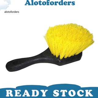 &lt;Alotoforders&gt; แปรงขนนก ด้ามจับสั้น ขนนิ่มพิเศษ ป้องกันรอยขีดข่วน สําหรับยางรถยนต์