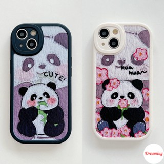 เคสโทรศัพท์มือถือ แบบนิ่ม ลายแพนด้า และไม้ไผ่ สําหรับ VIVO V27E V25E V23E V15 V11i V9 V5S S1 Pro Y91i Y95 Y91C Y1S Y15 Y12 Y17 Y19 U10