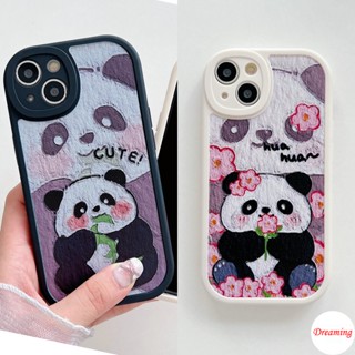 เคสโทรศัพท์มือถือ แบบนิ่ม ลายดอกไม้ และแพนด้า ตาโต สําหรับ Infinix Hot 11S 10S 10T 11 10 9 Play NFC Note 8 Smart 6 5